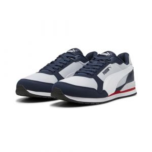 PUMA Sneakers en Mesh St Runner v3 41 Silver Mist White Club Navy for All Time Red Black Gray Blue