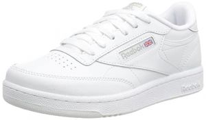 Reebok CLUB C Sneaker Basses Garçon Blanc Cassé (White/sheer Grey-int) 36.5 EU