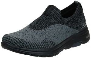 Skechers Homme Gowalk 5 Merrit Chaussures de Course en Tricot Stretch à Enfiler Basket