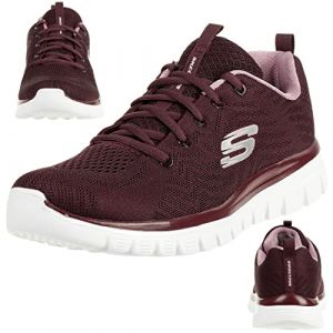 Skechers Graceful - Get Connected - Wine Polyester 42 EU