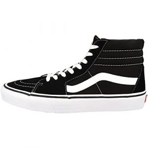 Vans U Sk8 Hi - Baskets Mode Mixte Adulte - Noir (Noir/Blanc)- 36 EU (Taille Fabricant : 4.5 US)