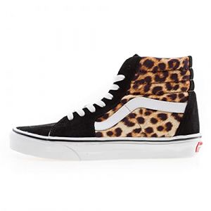 Vans SK8-HI Leopard Chaussures de Sport Noires pour Femme VN0A4U3C3I6