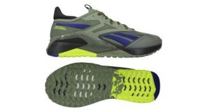 Chaussures de cross training reebok nano x2 tr adventure kaki   bleu   noir