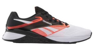 Chaussures de cross training reebok nano x4 blanc noir orange