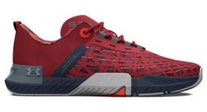 Chaussures de cross training under armour tribase reign 5 rouge bleu