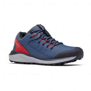 Chaussures Columbia Trailstorm Waterproof bleu rouge - 45