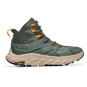 HOKA - Anacapa Mid GTX - Chaussures de randonnée taille 8 - Regular, vert olive/beige