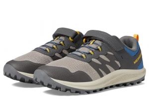 Merrell Nova 3 (Little Kid/Big Kid) Grey/Blue/Gold 1 Little Kid M