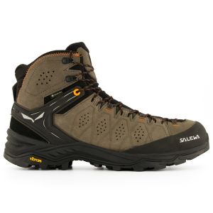 Salewa - Alp Trainer 2 Mid GTX - Chaussures de randonnée taille 13, noir/brun