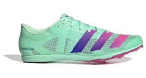 Chaussures de running adidas running distancestar vert rose bleu