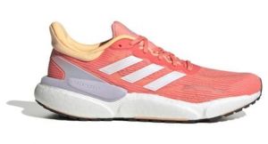 Chaussures de running adidas running solar boost 5 rose blanc femme