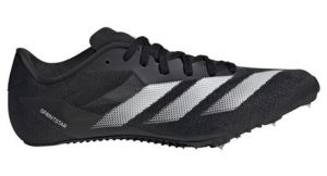 Chaussures d athletisme unisexe adidas performance sprintstar noir blanc