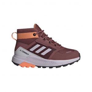 Chaussures adidas Terrex Trailmaker Mid RAIN.RDY Hiking marron orange enfant - 40