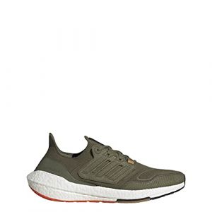 adidas Ultraboost 22 Focus Olive/Focus Olive/Semi Impact Orange 9.5 D (M)