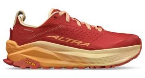 Chaussures trail altra olympus 6 rouge orange femme