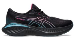 Chaussures de running asics gel cumulus 25 gtx noir rose femme