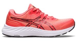 Chaussures de running asics gel excite 9 rose blanc femme