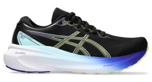 Chaussures de running asics gel kayano 30 noir jaune femme