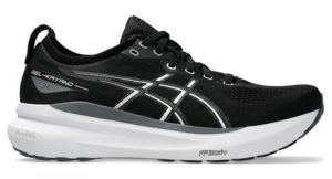 Chaussures running asics gel kayano 31 noir blanc homme