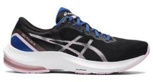 Chaussures running asics gel pulse 13 noir rose femme