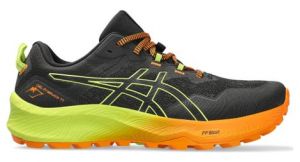 Chaussures trail asics gel trabuco 11 noir jaune orange homme