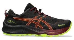 Chaussures trail asics gel trabuco 11 gtx noir rouge homme