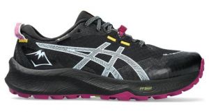 Chaussures de trail running femme asics gel trabuco 12 gtx noir rose