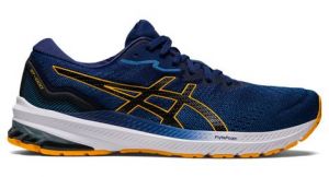 Chaussures running asics gt 1000 11 bleu orange