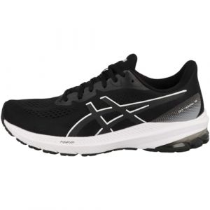 ASICS GT 1000 12 Homme Chaussures de Course Noir Blanc