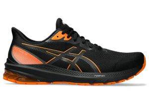 ASICS Gt - 1000 12 GTx Black / Bright Orange Hommes Taille 43.5