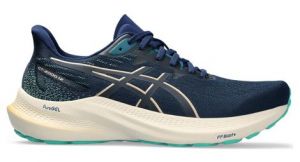 Chaussures de running femme asics gt 2000 12 bleu beige