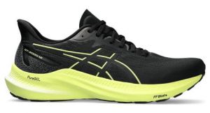 Chaussures de running asics gt 2000 12 noir jaune homme