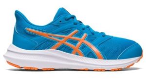 Chaussures running asics jolt 4 gs bleu orange enfant