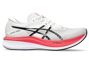 ASICS Magic Speed 3 Uomo Homme Chaussures de Course Blanc Noir