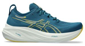 Chaussures de running asics gel nimbus 26 bleu jaune