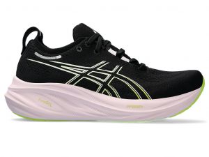 ASICS Gel - Nimbus 26 Black / Neon Lime Femmes Taille 41.5