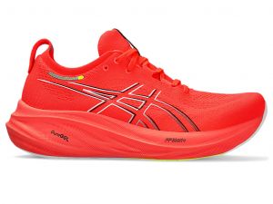 ASICS Gel - Nimbus 26 Sunrise Red / Black Hommes Taille 48