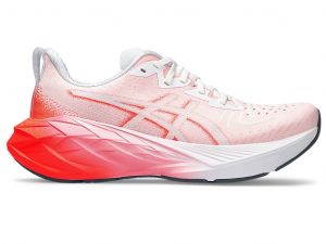 ASICS Novablast 4 White / Sunrise Red Hommes Taille 39.5