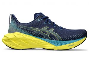 ASICS Novablast 4 Blue Expanse / Blue Teal Hommes Taille 46.5