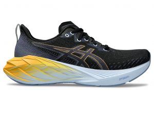 ASICS Novablast 4 Black / Thunder Blue Hommes Taille 39