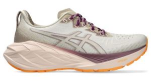 Chaussures running asics novablast 4 tr beige orange violet femme