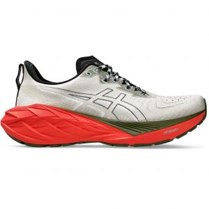 Asics Novablast 4 TR NATURE BATHING/RED SNAPPER Homme Gris