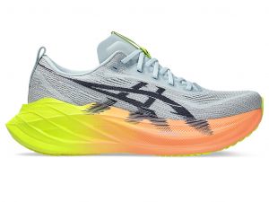 ASICS Superblast Cool Grey / Safety Yellow Unisex Taille 40.5