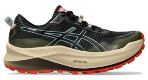 Chaussures trail asics trabuco max 3 noir khaki rouge homme