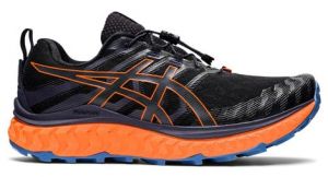 Chaussures de trail asics trabuco max noir orange