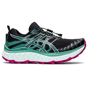 ASICS Fujitrabuco Max 1 Chaussure de Course de Trail Running pour Femme Noir Azur 39.5 EU