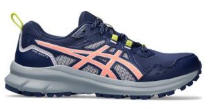 Chaussures de trail running femme asics trail scout 3 bleu rose