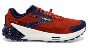 Chaussures de trail running brooks catamount 2 rouge bleu