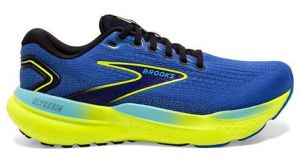 Chaussures running brooks glycerin 21 bleu jaune homme