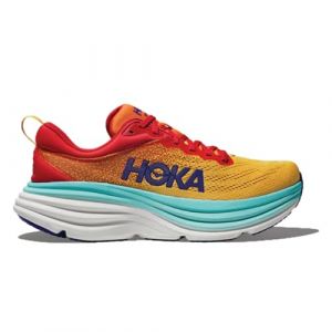 HOKA Bondi 8 Chaussures de Course Donna Rose Jaune